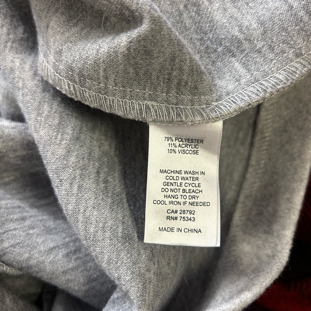 JOIE DUSTER SWEATER VEST  WITH POCKETS AND WIDE COLLAR - GREY - Picture 4 of 4